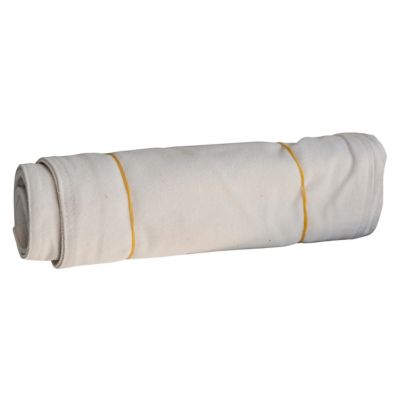 Image showing  25 in. x 30 in. x 39 in. Canvas and Bamboo Butterfly Chair, White