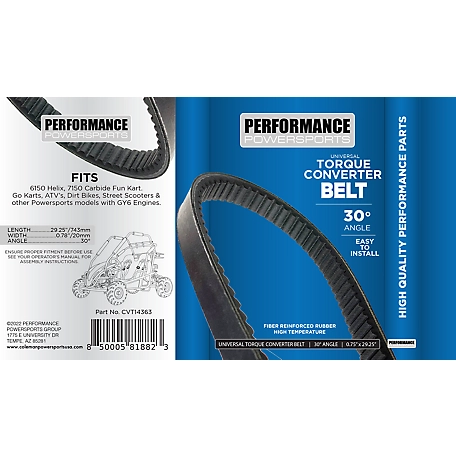 Coleman Powersports Performance Powersports Torque Converter Belt, CVT14363