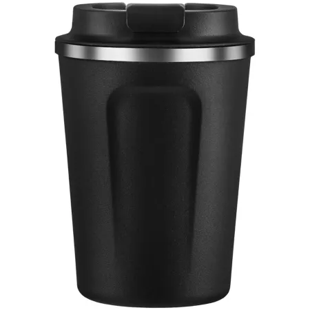 ASOBU 13 oz Cafe Compact Insulated Travel Mug Black Tumblers