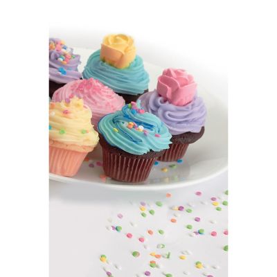 Image showing 7 th Betty Crocker 64 sq. in. Mini Cupcake Maker, White/Pink
