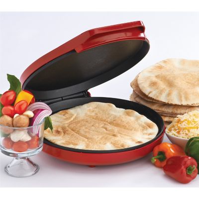 Image showing 5 th Betty Crocker Pizza Maker, Red/Black