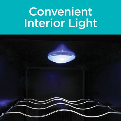 Image showing  8-Bottle Capacity Wine Cellar with LED Display, Black