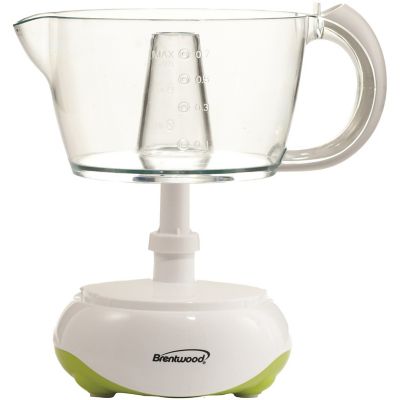 Image showing 6 th Brentwood Select 24 oz. Electric Citrus Juicer, Green/White