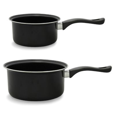 Brentwood Select Non-Stick Carbon Steel Saucepan Set, 2 pc.