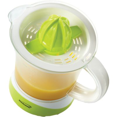 Image showing  40 oz. Electric Citrus Juicer, White/Green