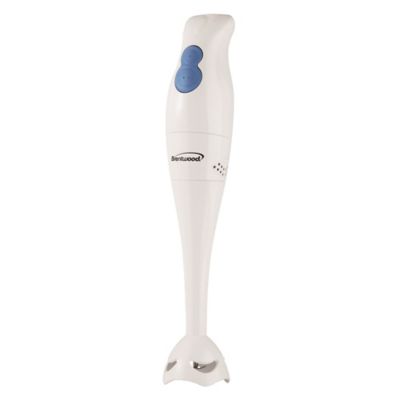 Image showing 8 th Brentwood Select 2-Speed Hand Blender, White