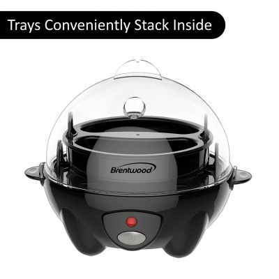 Image showing  Electric Egg Cooker with Auto Shutoff, Black