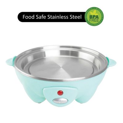 Image showing  Electric Egg Cooker with Auto Shutoff, Blue