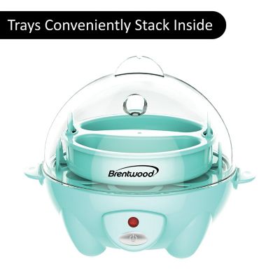 Image showing  Electric Egg Cooker with Auto Shutoff, Blue
