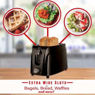 Image showing 7 th Brentwood Select 2-Slice Cool-Touch Toaster, Black