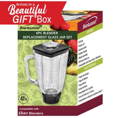 Image showing  Blender Glass Jar Replacement Set for Oster P-OST723 Blender, 60 oz., 6 pc.