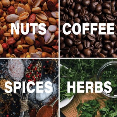 Image showing 9 th Brentwood Select 4 oz. Coffee and Spice Grinder, Black