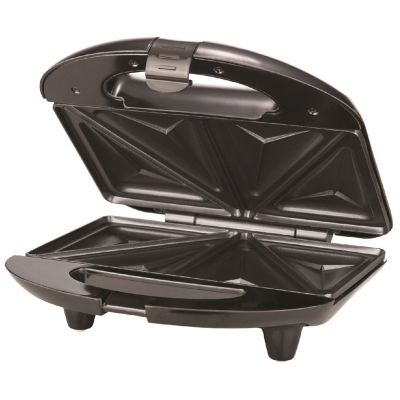 Image showing  Non-Stick Compact Dual Sandwich Maker, Black