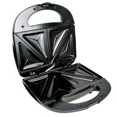Image showing  Non-Stick Compact Dual Sandwich Maker, Black