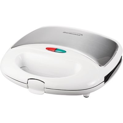 Brentwood Select Non-Stick Compact Dual Sandwich Maker, White
