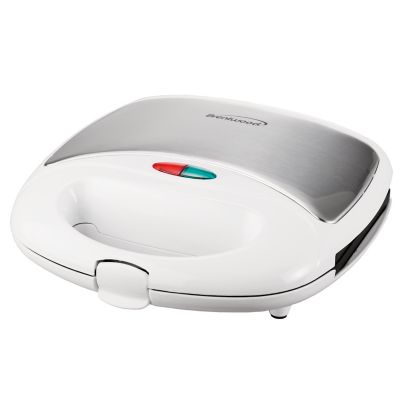 Image showing  Non-Stick Compact Dual Sandwich Maker, White