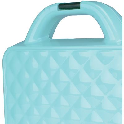 Image showing  Couture Purse Non-Stick Dual Waffle Maker, Blue