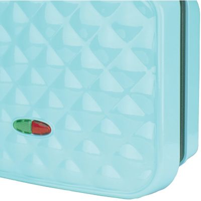Image showing  Couture Purse Non-Stick Dual Waffle Maker, Blue