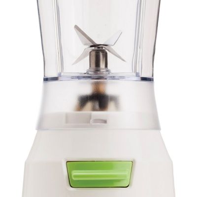 Image showing  14 oz. Electric Personal Blender, White/Green