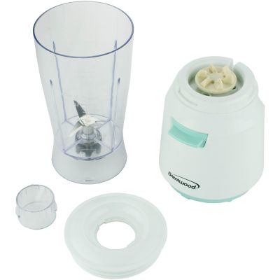 Image showing  14 oz. Personal Blender, White/Blue