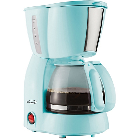 Brentwood Select 4-Cup Coffee Maker, Blue