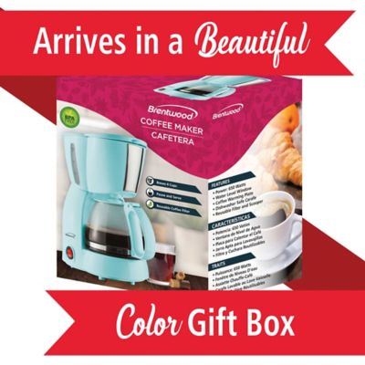 Image showing  4-Cup Coffee Maker, Blue