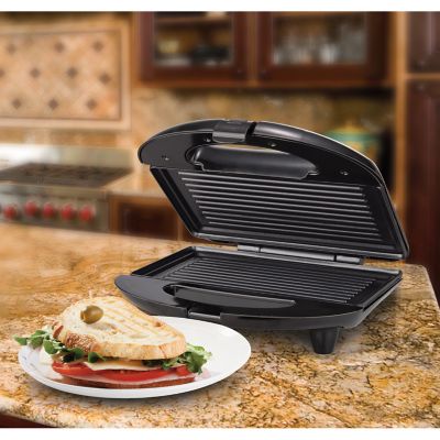 Image showing  Non-Stick Panini Press and Sandwich Maker, Black