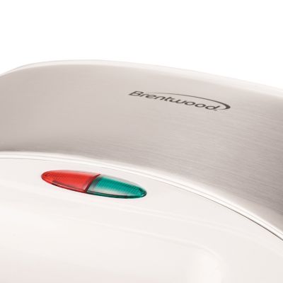 Image showing  Non-Stick Dual Waffle Maker, White