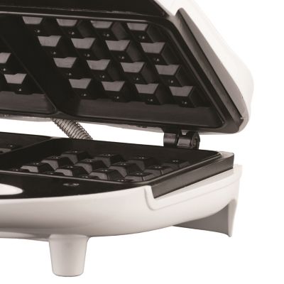 Image showing 6 th Brentwood Select Non-Stick Dual Waffle Maker, White