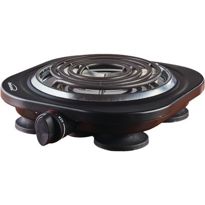 Brentwood Select 1,000W Single Electric Burner, Black