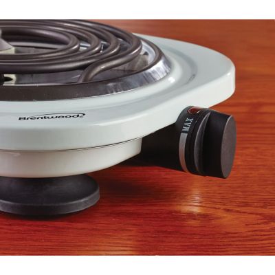 Image showing  1,000W Single Electric Burner, White