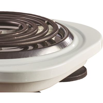 Image showing 8 th Brentwood Select 1,000W Single Electric Burner, White