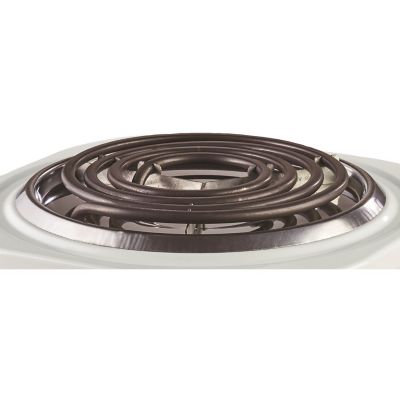 Image showing 9 th Brentwood Select 1,000W Single Electric Burner, White