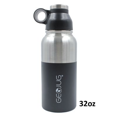 Image showing  32 oz. Geojug Stainless Steel Vacuum-Insulated Water Bottle