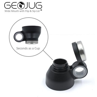 Image showing  32 oz. Geojug Stainless Steel Vacuum-Insulated Water Bottle