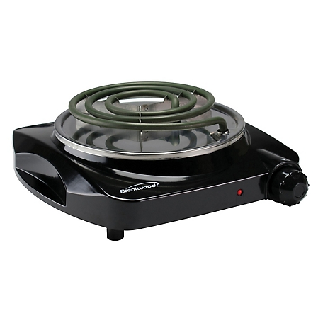 Brentwood Select 1,200W Single Electric Burner, Black at Tractor Supply Co.
