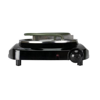 Image showing  1,200W Single Electric Burner, Black