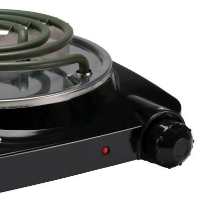 Image showing  1,200W Single Electric Burner, Black