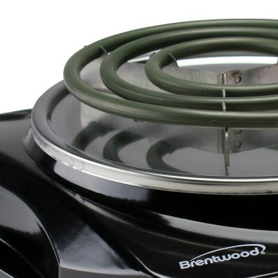 Image showing  1,200W Single Electric Burner, Black