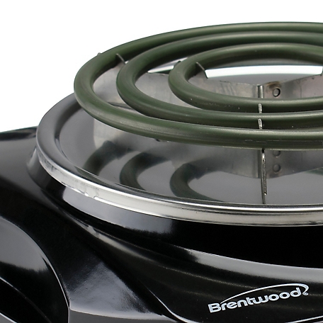 Brentwood Select 1,200W Single Electric Burner, Black at Tractor Supply Co.