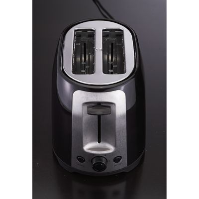 Image showing 5 th Brentwood Select 2-Slice Cool-Touch Toaster with Extra-Wide Slots, Black/Stainless Steel