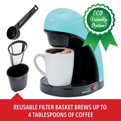 Image showing  Single-Serve Coffee Maker with Mug, Blue