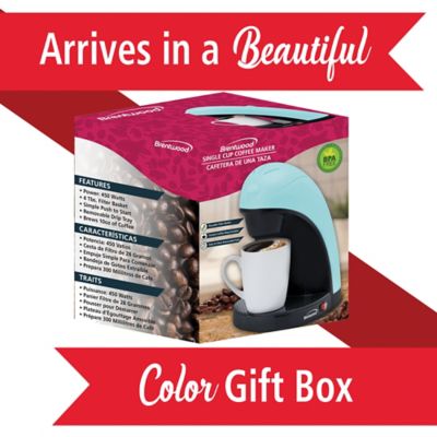 Image showing  Single-Serve Coffee Maker with Mug, Blue