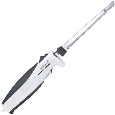 Brentwood Select 7 in. Electric Carving Knife, White/Black
