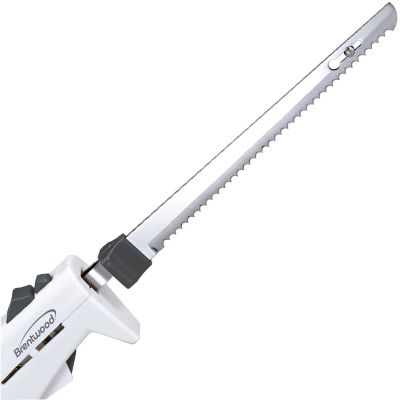 Image showing  7 in. Electric Carving Knife, White/Black