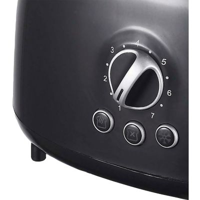 Image showing  2-Slice Cool-Touch Retro Toaster with Extra-Wide Slots, Black