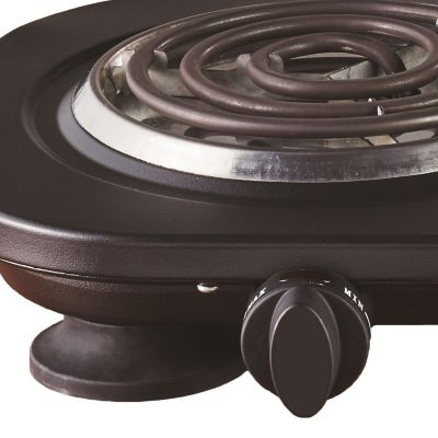 Image showing  1,500W Double Electric Burner, Black
