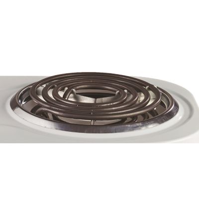 Image showing 6 th Brentwood Select 1,500W Double Electric Burner, White