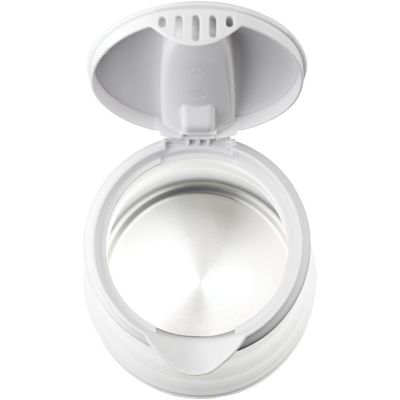 Image showing 5 th Brentwood Select 0.85 qt. Dual-Voltage Collapsible Travel Kettle, White