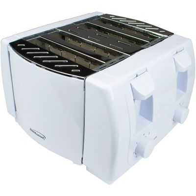 Brentwood Select Cool-Touch 4-Slice Toaster, White